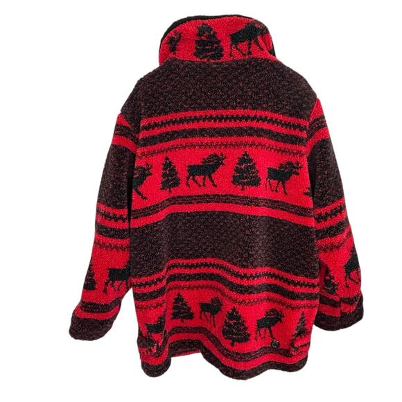 Lane Bryant Southwestern Fleece Zip Jacket Womens 14/16 Outdoors Western Rodeo‎ - Picture 2 of 13